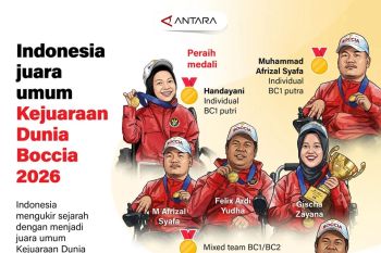 Indonesia juara umum Kejuaraan Dunia Boccia 2026