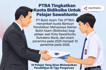 PTBA tingkatkan kuota Bidiksiba untuk pelajar Sawahlunto