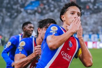 Liga Prancis - Gol Torres dan Marquinhos bantu PSG atasi Marseille 2-1