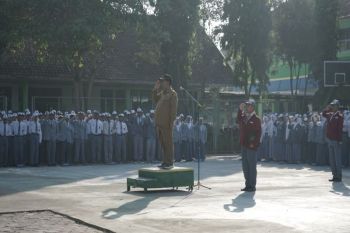 Bupati kobarkan jiwa nasionalisme pelajar cegah aksi kekerasan jalanan