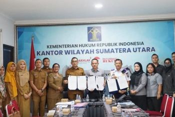 Kemenkum harmonisasikan tiga Ranperwali Binjai selaras undang-undang