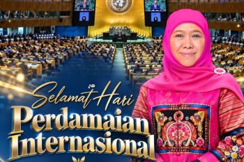 Gubernur Khofifah ajak masyarakat perkuat perdamaian dan jadi "peace maker"