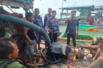 Polres Bangka Barat tertibkan tambang timah ilegal di Perairan Mentok