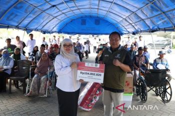 Tanbu-Kemensos salurkan bantuan Rp154 juta lebih ke penyandang disabilitas