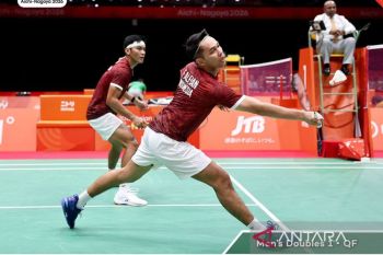 Fajar/Fikri bawa Indonesia imbangi Thailand di partai kedua semifinal