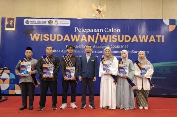 Lepas 123 calon wisudawan, FAI UMS tekankan integritas dan adaptasi di dunia kerja