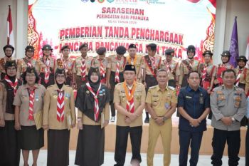 Pemkab Kapuas dorong Pramuka bentuk generasi berkarakter dan mandiri