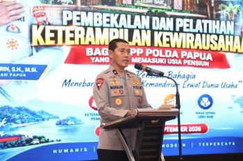 Polda Papua latih personel jelang purnabakti agar miliki usaha
