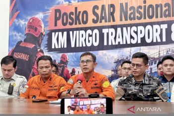 Basarnas: 93 korban KM Virgo masih di dalam kapal yang tenggelam