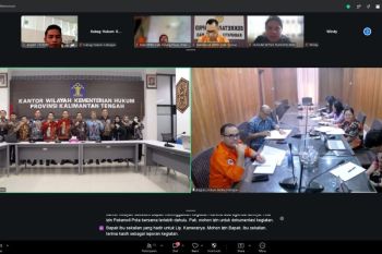 Kemenkum Kalteng harmonisasikan produk hukum Pemprov Kalteng terkait penanganan Karhutla