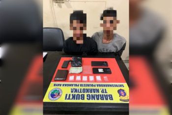 25,93 gram sabu disimpan di celana dalam, dua pria diamankan di Rakumpit