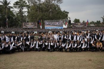 Kemah Bhakti Satya Linmas Kota Bandar Lampung resmi ditutup