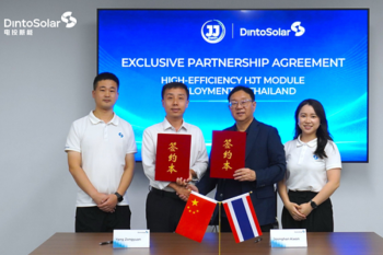 Dinto Solar and JJ Energy Form Exclusive HJT Module Partnership for Thailand's Solar Market