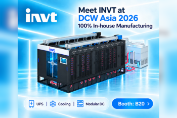 INVT to Showcase Power and Liquid-Cooling Solutions for Data Center Modernization at Data Centre World Asia 2026