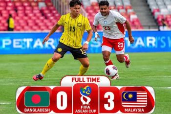Malaysia sikat Bangladesh tiga gol tanpa balas