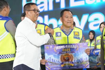 Ditlantas Polda Maluku raih dua penghargaan nasional