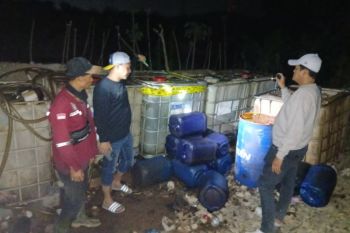 Polisi Banten bongkar sindikat penimbunan BBM bersubsidi