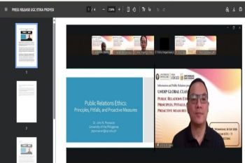 Undip Global Classroom perkuat wawasan mahasiswa tentang etik profesi PR