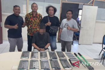 Polres Sumbawa mengungkap pencurian perangkat tower milik XL