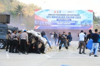 Polda NTB lakukan simulasi kontingensi kerawanan ajang MotoGP 2026