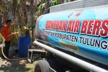 BPBD Tulungagung salurkan 340 ribu liter air bersih untuk 11 desa kekeringan