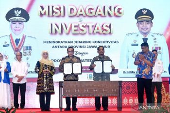 Gubernur: Transaksi misi dagang Sumut-Jatim tembus Rp2,5 triliun