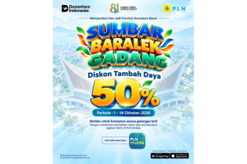 Rayakan Sumbar Baralek Gadang, Diskon Tambah Daya PLN 50% Dukung Kebutuhan Listrik Masyarakat