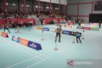 Ratusan siswa SD di Solo ikuti Milklife Festival SenengMinton 2026