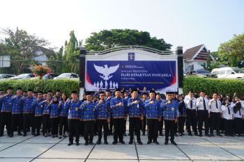 Peringati Hari Kesaktian Pancasila, Kemenkum Sulbar teguhkan persatuan