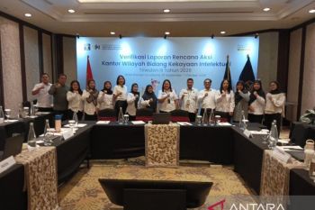 Kanwil Kemenkum Riau raih nilai 100 pada Verifikasi Rencana Aksi Program Kekayaan Intelektual Triwulan III 2026