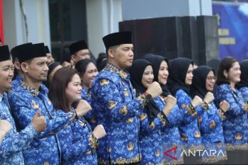 Teguhkan nilai kebangsaan, Kemenkum Riau laksanakan upacara peringatan hari Kesaktian Pancasila
