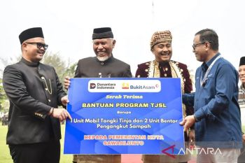 CSR PTBA tambah fasilitas kebersihan lingkungan dan sanitasi di Sawahlunto