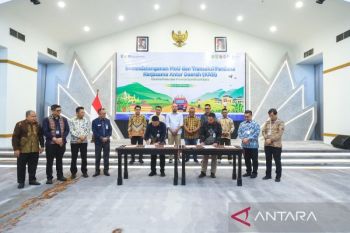 Perkuat stabilisasi harga pangan, TPID Riau tanda tangani kerjasama dengan TPID Sumut