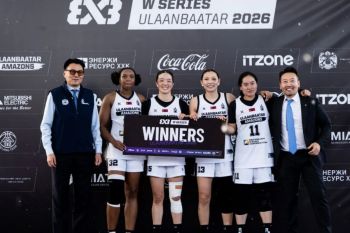 Tuan Rumah berjaya, wakil Mongolia juara FIBA 3x3 Women's series Ulaanbaatar 2026