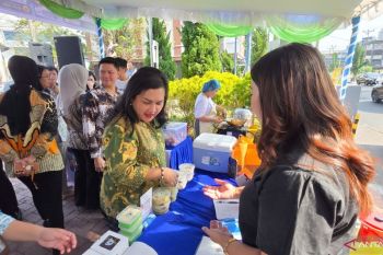 Bazar UMKM BRILiaN BRI tingkatkan  transaksi digital QRIS