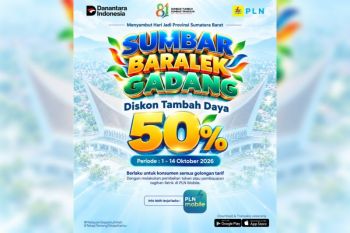 Kado Spesial Hari Jadi ke-81 Sumatera Barat, Promo Baralek Gadang Diskon Tambah Daya 50% Hadir untuk Masyarakat