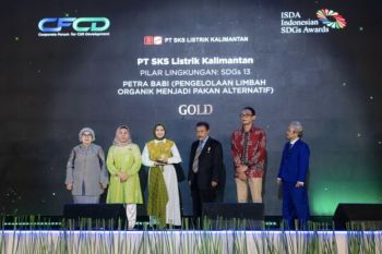 PT SKS Listrik Kalimantan raih Gold ISDA Awards 2026 melalui inovasi pengelolaan limbah organik