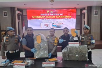 Polres Muaro Jambi gagalkan peredaran 30,8 kilogram ganja asal Sumut