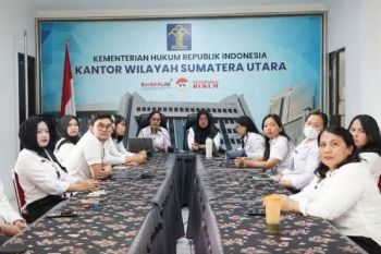 Perkuat layanan, Kemenkum Sumut sosialisasi pemutakhiran data Posbankum