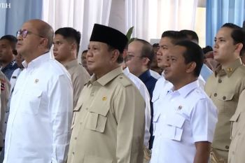 Prabowo tiba di IWIP Halmahera Tengah luncurkan proyek hilirisasi