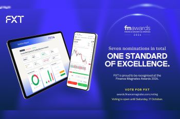 FXT Named a Finance Magnates Awards 2026 Official Nominee including Broker of the Year, Most Innovative Broker, Most Trusted Broker and Best Overall Broker.