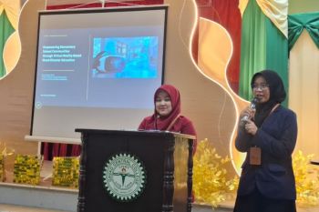 Mahasiswa PGSD UMPR jadi narasumber kegiatan internasional di Filipina