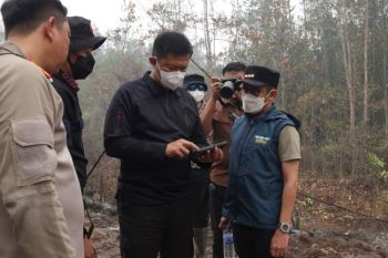 Cegah karhutla meluas, Polda Kalteng optimalkan pembuatan sekat