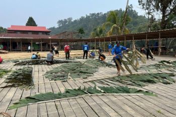 Long Pahangai siap sambut ribuan tamu di Festival Hudoq Pekayang