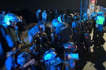 Knalpot bising di Garut dirazia, 29 sepeda motor disita polisi