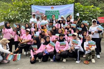 Gerindra Sleman Tanam Pohon dan Lepas Burung di Tlogo Putri Kaliurang