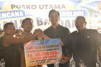 Pemkot Sawahlunto bantu upaya pemulihan bencana Solok