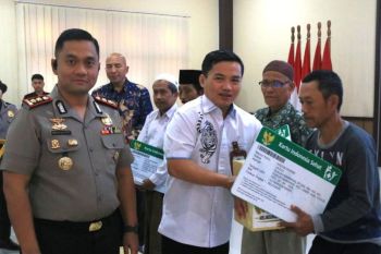 Polres Kudus mendaftarkan 548 pekerja rentan sebagai peserta JKN-KIS