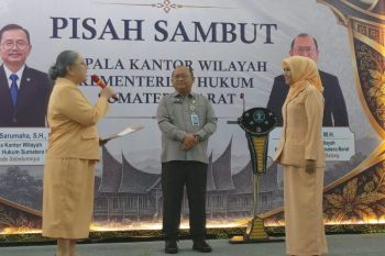 Nahkoda Kemenkum Sumbar berganti, Zulhairi jadi pimpinan baru