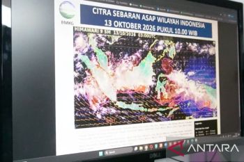 BMKG: Babel diselimuti kabut asap dari karhutla Kalimantan